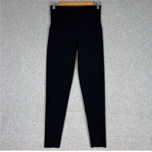 SPANX Black Booty Boost Leggings Tummy Control Size Medium
